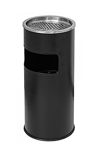 פח מאפרה צינור שחור 12L 