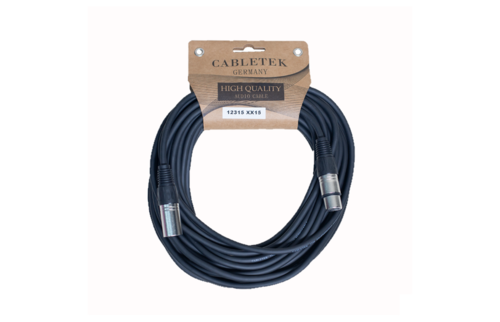 כבל 15מ' CABLETEK XLR-XLR