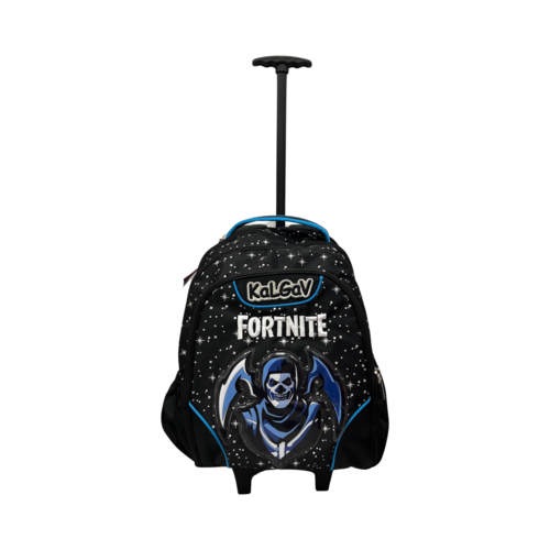 תיק קל גב חדשני מסדרת פורטנייט FORTNITE לבנים לכיתות א-ב עם מתנה עגלה מתלבשת דמויות מצויירות