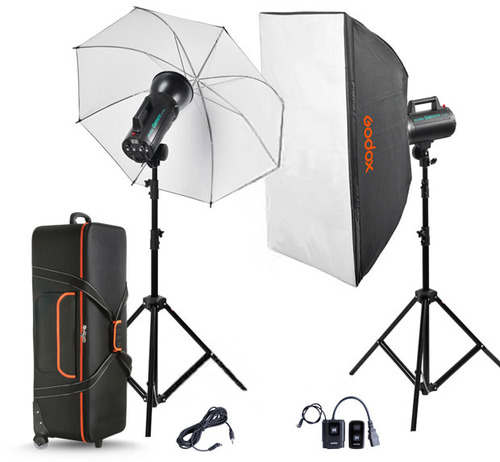 קיט 2 פלאשים סטודיו GODOX GS-400E