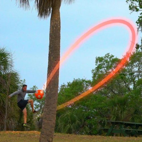 הכדור החכם - כדורגל ייחודי למשחק והקפצות, לסובב כמו אלופות ואלופים! - ירוק/לבן