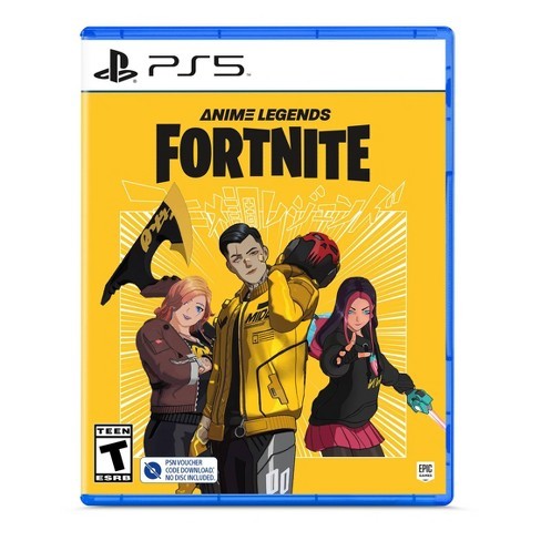 PS5 FORTNITE ANIME LEGENDS CODE IN A BOX סוני