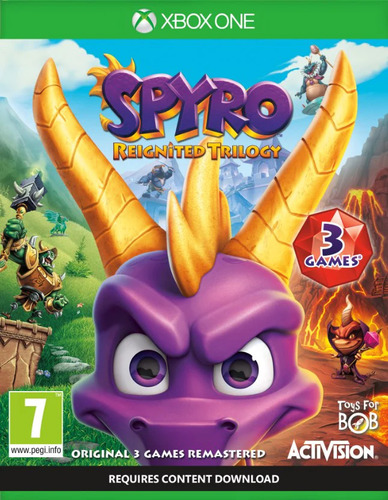 XONE SPYRO TRILOGY REIGNITED אקסבוקס