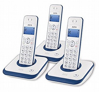 טלפון אלחוטי דיגיטלי DECT (עם 2 שלוחות נוספת) - דגם AG3000 חברת Innova