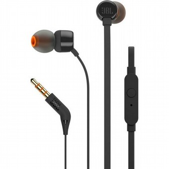 אוזניות JBL T110 - עם מיקרופון ושלט מובנים ע"ג הכבל 