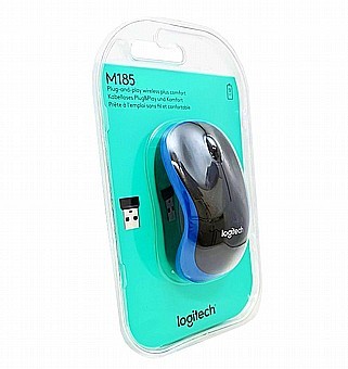 עכבר אלחוטי LogiTech דגם M185 יבואן רשמי
