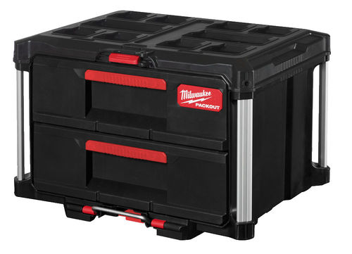 ארגונית 2 מגירות סדרת PackOut מבית milwaukee