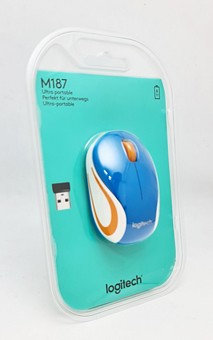 עכבר אלחוטי מיני LogiTech דגם M187