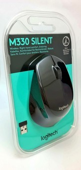 עכבר אלחוטי שקט Logitech M330 Silent Plus Retail