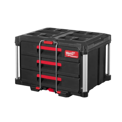 ארגז כלים 3 מגירות Milwaukee PACKOUT 4932472130