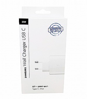 ראש קיר סמסונג מקורי PD סופר מהיר 25W 