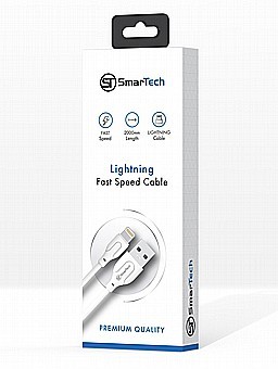 כבל פרימיום 2 מטר SmarTech דגם V151 - לאייפון ולמוצרי אפל