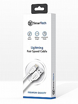 כבל פרימיום 2 מטר SmarTech דגם V151 - לאייפון ולמוצרי אפל