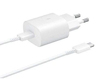 מטען קיר + כבל 1.8 מטר Samsung Super Fast Charger לבן
