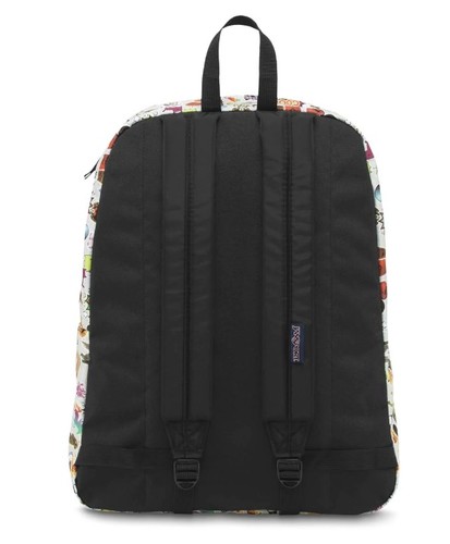 תיק ג'נספורט  JANSPORT SUPERBREAK, מדבקות