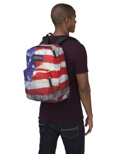 תיק ג'נספורט  JANSPORT HIGH STAKES, דגל ארה