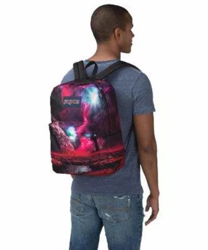 תיק ג'נספורט  JANSPORT HIGH STAKES, מים קוסמיים