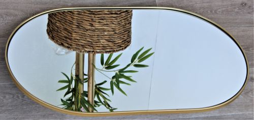 ***מראה מלבן מעוגל 60*120 ס