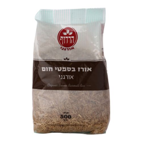 אורז בסמטי חום אורגני (500 גרם) - הרדוף