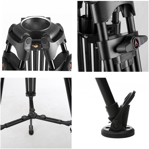 חצובת וידאו עם ראש E-Image EK650