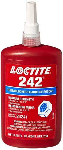 ‏דבק נועל תבריגים חוזק בינוני Loctite 242 50ml