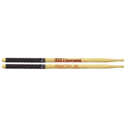 מקלות לתופים אחיזה מיוחדת Special Grip 5A Wooden Tip - Ivory מבית LIVERPOOL