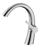 ברז כיור רחצה סדרת Contador בצבע Brushed Nickel