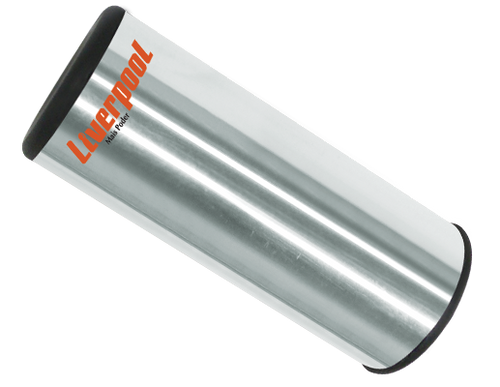 שייקר S בצבע כסף Cylindrical ganzá/shaker מבית LIVERPOOL