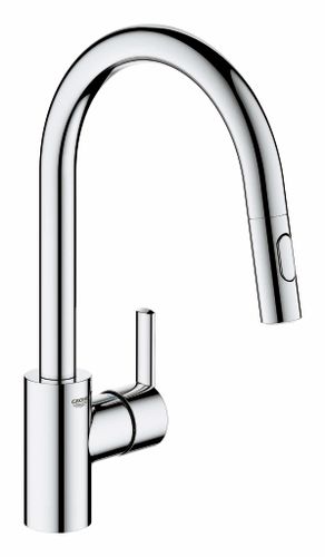 ברז מטבח נשלף FEEL GROHE אפור מטאלי