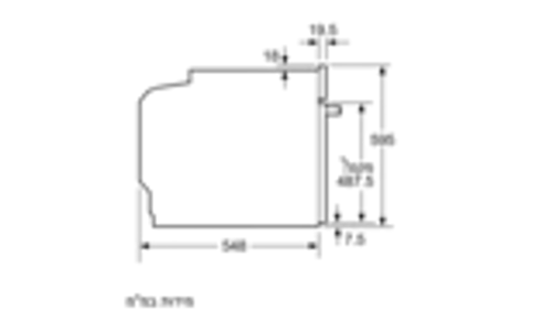 iQ700 תנור בנוי עם פונקציית אידוי 60 x 60 cm נירוסטה