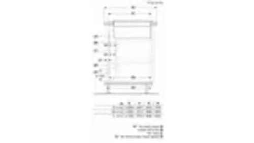 iQ700 כיריים אינדוקציה משולבות קולט אדים 80 cm surface mount with frame