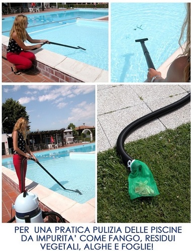 שואב אבק ומים לבריכות שחייה SWIMMY