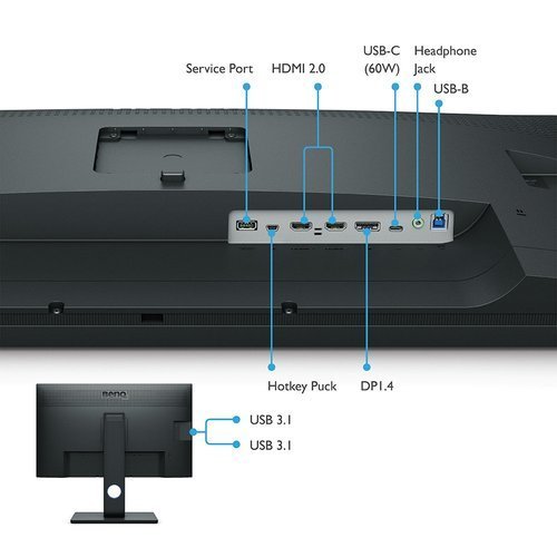  מסך מחשב Benq PD3205U ‏31.5 ‏אינטש 4K בנקיו