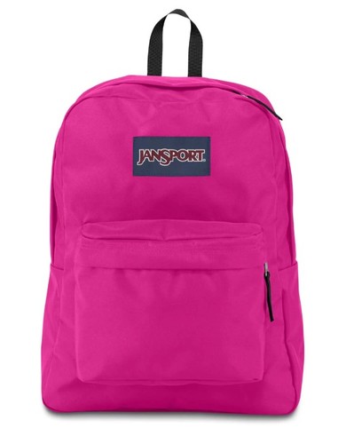 תיק ג'נספורט  JANSPORT SUPERBREAK,  ורוד מג'נטה