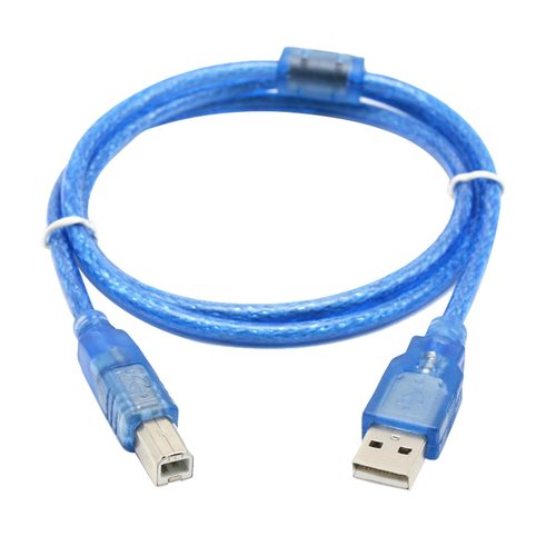 כבל USB-מדפסת 1.5m BLUE