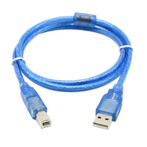 כבל USB-מדפסת 1.5m BLUE