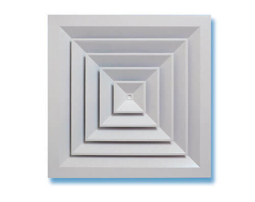 מפזר אספקה תיקרתי ריבועי במידה פנימית 22X22