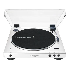 פטיפון אודיו טכניקה לבן AUDIO TECHNICA AT-LP60XBTWH BT