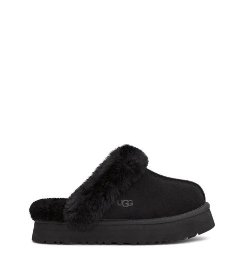 כפכפי האג - UGG BLK Disquette Black | נשים