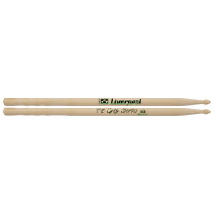 מקלות לתופים Fit Grip Series 5B Wooden Tip - Ivory מבית LIVERPOOL