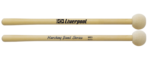 זוג מקלות לתוף מצעד MB3 Mallet marching bass מבית LIVERPOOL
