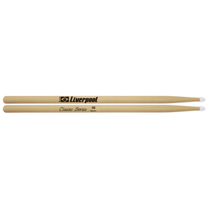 מקלות לתופים Classic Series 5B Nylon Tip מבית LIVERPOOL