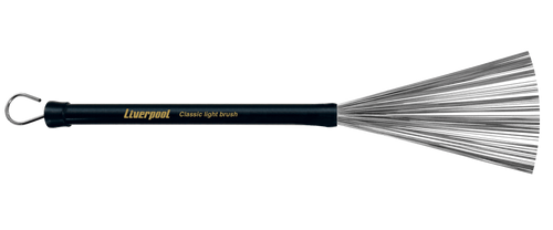 מברשות תופים VA 182 - Steel Broom w/ handle - Classic Light Brush מבית LIVERPOOL