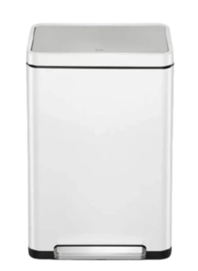 פח רגלית EKO X-CUBE 45L בצבע לבן