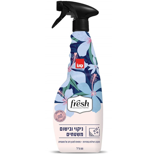 מתז סנו פרש הום Fresh Home לניקוי ובישום משטחים 500 מ