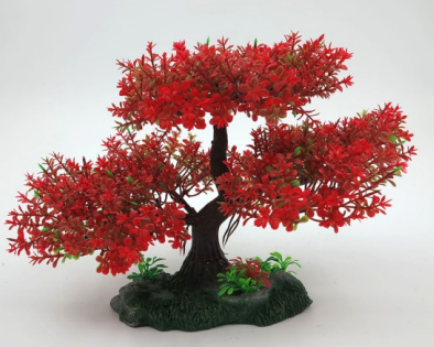 דקורציית עץ אדום 2412-036A