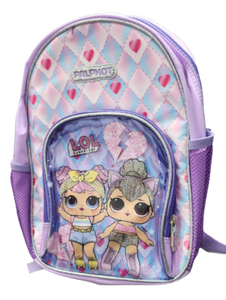 תיק גן מינימי מעוצב עם שני תאי אחסון ושני תאים צדדים לבקבוקים - חברות LOL