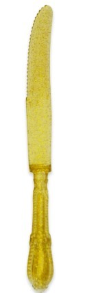 10 סכינים וינט'ג נצנץ זהב 