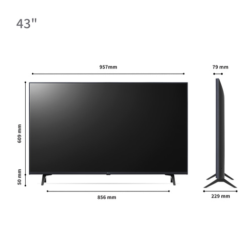 LG 43UR73006LA‎ - טלויזיה חכמה 43 אינץ'	