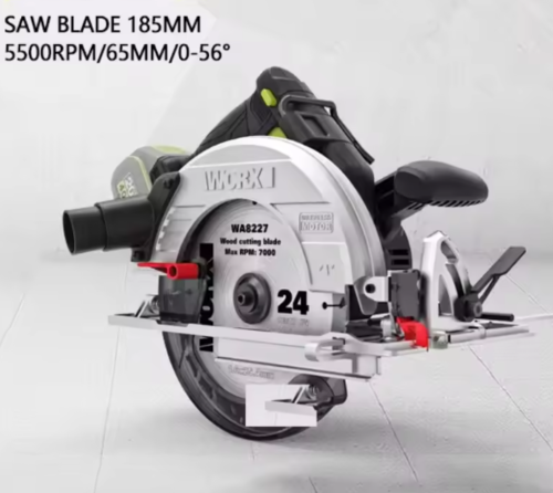 מסור עגול נטען 20V 185MM Brushless [גוף בלבד ] WORX  WU538I.9